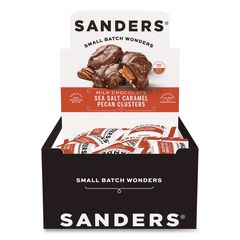 Sanders® Small Batch Wonders Snack-Size Sea Salt Caramel Pecan Cluster, 48 Pieces, 24 oz Box