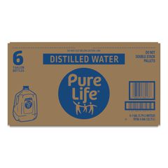 Distilled Water, 1 gal Bottle, 6 Bottles/Carton NLE12532472PK