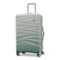AMERICAN TOURISTER Cascade Hardside Spinner Suitcase, 17.75 x 10 x 26.75, Sage Green