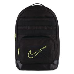 3BRAND Russell Wilson Nike Pro Laptop Backpack, Fits Devices Up to 17", 13 x 7 x 19, Black/Green