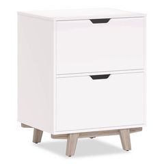Thomasville® Whitney 2-Drawer Lateral File Cabinet, Letter/Legal Size File Drawers, 23.75" x 20" x 31.25", White