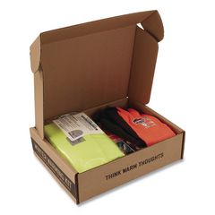 ergodyne® N-Ferno 6981 Winter Warming Kit, 2X-Large, Lime/Orange/Navy ; Ships in 1-3 business days