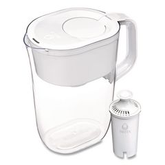 Brita® Tahoe Water Pitcher with Standard Filter, 10 Cups, Clear, 2/Carton ; Non-Stock Item - Extended Delivery Time
