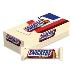 Snickers® Almond Bar, 1.76 oz Bar, 24 Bars/Box ; Ships in 1-3 business days