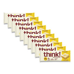 thinkThin® High Protein Bars, Lemon Delight, 2.1 oz Bar, 10 Bars/Carton ; Ships in 1-3 business days