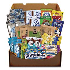 Snack Box Pros Breakfast Snack Box, 41 Assorted Snacks/Box ; Ships in 1-3 business days