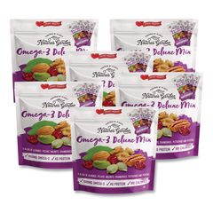 Nature's Garden Omega-3 Nut Mix, 1 oz Pouch, 7 Pouches/Pack, 6 Packs/Carton ; Ships in 1-3 business days