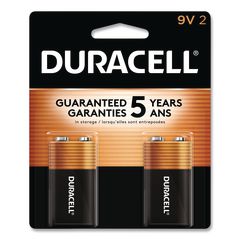 Coppertop Alkaline 9V Batteries, 2/Pack DURMN1604B2Z