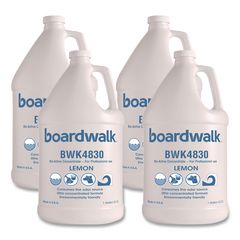 Boardwalk® Odor Eliminator Enzyme Plus Concentrate, Lemon Scent, 1 gal Jug, 4/Carton