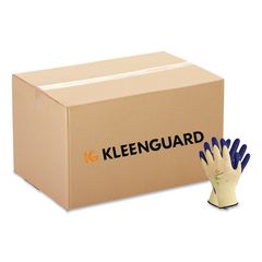 KleenGuard™ G60 Nitrile Coated Cut Resistant Gloves, EN388: 3221, Large (Size 9), Blue/Yellow, 12 Pairs ;