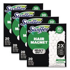 Swiffer® Heavy-Duty Dry Refill Cloths, 10.3 x 7.8, White, 20/Pack, 4 Packs/Carton ;