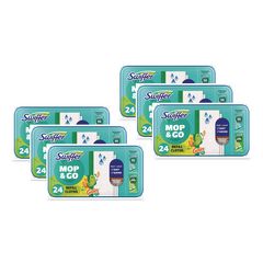Swiffer® Wet Refill Cloths, 8 x 10, Gain Original Scent, White, 24/Box, 6 Boxes/Carton ; Non-Stock Item - Extended Delivery Time