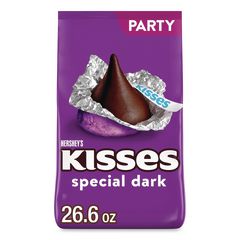 Hershey®'s KISSES Special Dark Chocolate Candy, Party Pack, 32.1 oz Bag ; Ships in 1-3 business days