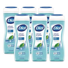 Dial® Body Wash, Spring Water Scent, 16 oz, 6/Carton ;