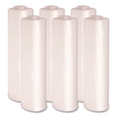 Boardwalk® High-Density Can Liners, 45 gal, 19 mic, 40" x 46", Natural, Perforated Roll, 25 Bags/Roll, 6 Rolls/Carton ;