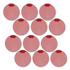 Boardwalk® Urinal Screen, Cherry Scent, Red, 1.8 oz, Dozen