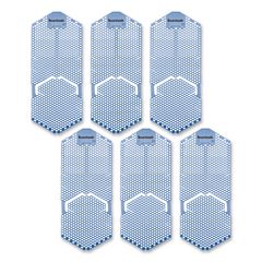 Boardwalk® Vertical Urinal Screen, Cotton Blossom Scent, Blue, 5.22 oz, 6/Carton