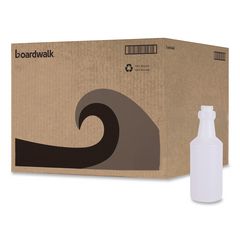 Boardwalk® Easy-Grip Plastic Spray Bottle, 16 oz, Clear, 24/Carton ;