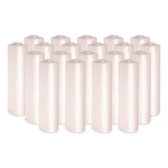 Boardwalk® High Density Industrial Can Liners Coreless Rolls, 30 gal, 16 mic, 30" x 37", Natural, Perforated, 25 Bags/Roll, 20 Rolls/CT ;