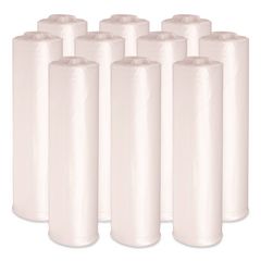 Boardwalk® High-Density Can Liners, 45 gal, 13 mic, 40" x 46", Natural, Perforated Roll, 25 Bags/Roll, 10 Rolls/Carton ;