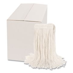 Boardwalk® Cut-End Wet Mop Head, Rayon, #20, White, 12/Carton ;
