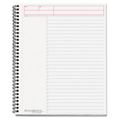 Cambridge® Side Bound Guided Business Notebook, Action Planner, 11 x 8 1/2, 80 Sheets