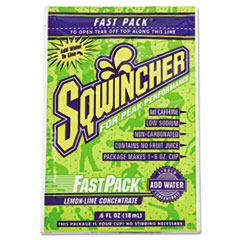 Sqwincher® Fast Pack Drink Package, Lemon-Lime, .6oz Packet, 200/Carton