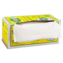 Warp's® Industrial Strength Flex-O-Bags Trash Can Liners, 13 gal, 1.25 mil, 24" x 30", White