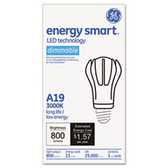 GE Soft White A-Line LED Light Bulb, A19, 13 Watts
