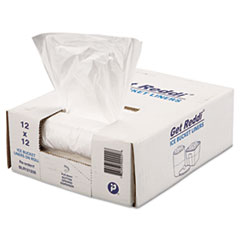 Ice Bucket Liner Bags, 96 oz, 12" x 12", Clear, 1,000/Carton IBSBLR121206