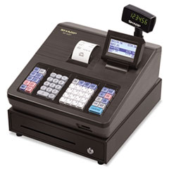 Sharp® XE Series Electronic Cash Register, Thermal Printer, 2,500 Look-Ups, 25 Clerks, LCD Display, 17.6 lbs