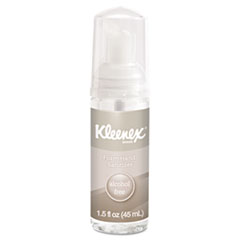 Kleenex® Alcohol-Free Foam Hand Sanitizer, 1.5 oz Pump Bottle, Unscented