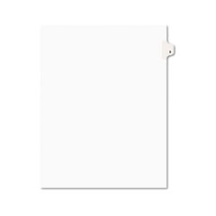 Avery® Avery-Style Legal Exhibit Side Tab Divider, Title: 3, Letter, White, 25/Pack