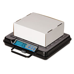 Brecknell Portable Electronic Utility Bench Scale, 100lb Capacity, 12 x 10 Platform