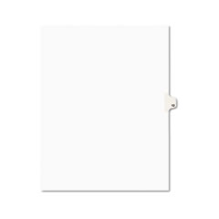 Avery® Avery-Style Legal Exhibit Side Tab Divider, Title: 12, Letter, White, 25/Pack
