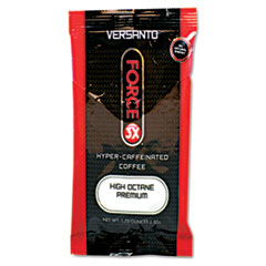 VERSANTO® Force-3X Hyper-Caffeinated Coffee, High Octane Premium, 18/Carton
