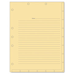 Tabbies® Medical Chart Index Divider Sheets, 8-1/2 x 11, Manila, 400/Box