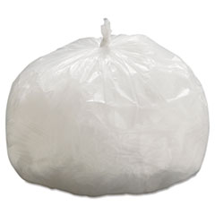 General Supply High-Density Can Liners, 33 gal, 9 mic, 33" x 39", Natural, 25 Bags/Roll, 20 Rolls/Carton