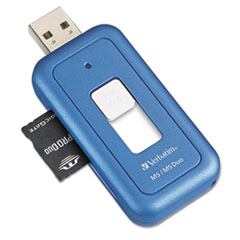Verbatim® CameraMate Pocket Reader, MS/MS Pro Duo , Blue