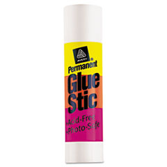 Avery® Permanent Glue Stics, White Application, 1.27 oz, Stick