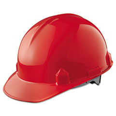 Jackson Safety* SC-6 Head Protection, 4-pt Ratchet Suspension, Red