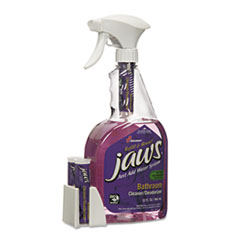 7930016005750, SKILCRAFT JAWS Bathroom Cleaner/Deodorizer, Citrus, 6 Spray Bottles/12 Refills