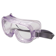 Classic Safety Goggles, Antifog/Uvextreme Coating, Clear Frame/Clear Lens