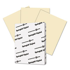 Springhill® Digital Vellum Bristol Color Cover, 67 lb, 8 1/2 x 11, Ivory, 250 Sheets/Pack