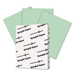 Springhill® Digital Vellum Bristol Color Cover, 67 lb, 8 1/2 x 11, Green, 250 Sheets/Pack