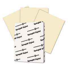 Springhill® Digital Index Color Card Stock, 90lb, 8.5 x 11, Ivory, 250/Pack