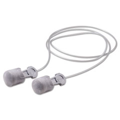 3M™ E-A-R Pistonz Corded Earplugs, Polyurethane Foam, Silver