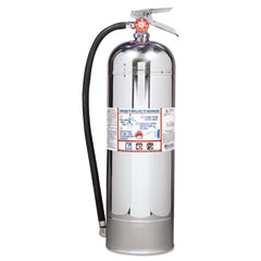 Kidde ProPlus 2.5 W H2O Fire Extinguisher, 2.5gal, 20.86lb, 2-A