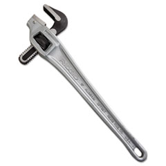 RIDGID® RIDGID Aluminum Handle Offset Pipe Wrench, 18" Long, 2 1/2" Jaw Capacity