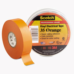 3M™ Scotch 35 Vinyl Electrical Color Coding Tape, 3/4" x 66ft, Orange